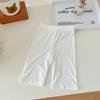 Pantalones Cortos de Cinco Puntos Suaves y Cerosos para Niñas Verano Delgados de Caramelo Leggings de Yoga Pantalones Cortos de Color Sólido de Modal Antideslumbrantes para Niños