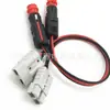 Cable de conector Anderson Cable de alimentación para coche Anderson Cable doble paralelo rojo y negro Enchufe para encendedor de cigarrillos de 16A Cable para enchufe de refrigerador