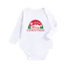 Enterizo Navideño Clase A Otoño Color Sólido Holgado Bebé Recién Nacido Triángulo Traje de Gateo Mameluco de Manga Larga