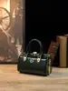Otoño 2023 Nuevo Bolso de Mano de Alta Gama Boda Festivo Rojo Brillante Charol Color Brillante Bolso Vintage Europeo y Americano para Mujer