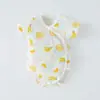 Mameluco Triangular de Algodón Puro para Bebés Niños y Niñas, Body de Manga Corta Fino para Bebé, Mono de Verano Sin Costuras para Bebés