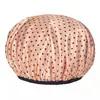 Gorro de ducha impermeable para mujer, elegante y atractivo, adecuado para usar en la ducha y la cocina, a prueba de aceite, de doble capa, engrosado, para uso doméstico