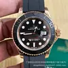 Aliexpress Reloj Oro Yacht-Master 40m Platino Yacht Rolex 3235 Movimiento Oro Yacht Mecánico Reloj para Hombre