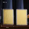 Montaña Putuo Dios Amarillo de la Riqueza Montaña Wutai Wuye Sellado de Plástico Tarjeta de Oro Material Metálico Tarjeta de Protección Personal Auspiciosa y Segura