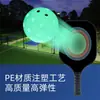 En Stock de Fábrica 74mm Luminoso Pickleball Plástico Pickleball Brillante 40 Agujeros Pickleball para Exteriores