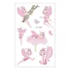 Amazon Nova fonte transfronteiriça Crianças Tattoo Stickers Fun Cartoon Flor Fada Tattoo Stickers Adesivos de festa