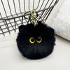 Nuevo Colgante de Peluche Cabeza de Gato Llavero Femenino Lindo Animal Llavero de Coche Colgante de Muñeca Pequeño Regalo