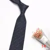 Leel gravata masculina nova negócios listrada moda poliéster gravata de mão fabricantes estoque atacado multicolor 8cm