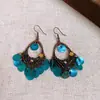 Brincos de Concha com Franjas Estilo Resort Boêmio Estilo Étnico Brincos Versáteis da Moda Brincos Femininos Luxo Acessível e de Alta Qualidade
