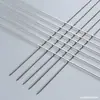 Brochetas para Barbacoa de Acero Inoxidable 304 al por Mayor Agujas para Barbacoa Comerciales Brochetas Redondas Brochetas Planas Brochetas de Acero Brochetas para Brochetas de Cordero Brochetas para Barbacoa