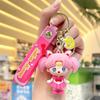 Nuevo llavero de dibujos animados de guerrero de belleza, lindo llavero de muñeca para coche, colgante para mochila escolar, regalos de moda al por mayor