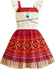 2025 Nuevo Fuente Océano Maravilla 2 Moana cosplay Vestido de Playa con Borlas Vestido de Performance para Niñas
