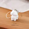 Lindo Llavero de Cachorro Afelpado Divertido Colgante de Corazón Femenino para Bolsa de Teléfono Regalo para Pareja Mejor Amigo Venta al por Mayor