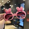 Gafas de Sol Infantiles con Orejas de Conejo Lazo Festivo para Niños y Niñas Lindas Gafas de Conejo Protección UV
