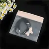 Bolsa para Joyería Bolsa Auto-sellante de EVA Estilo Ins Sentido Avanzado Aretes Anillo Bolsa Sellada para Joyería Escarchada Bolsa Antioxidación
