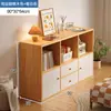 Armário estante estante de livros prateleira de chão divisória de sala de estar armário lateral de sofá armário de parede simples estante