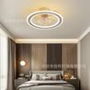 Ventilador de techo con luz para dormitorio 110V transfronterizo Nórdico simple invisible comedor sala de estar habitación infantil candelabro ventilador inteligente