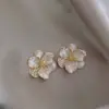 Lote Misto Brincos Populares para Mulheres, Brincos de Luxo de Alta Qualidade, Mesmo Estilo do Tiktok, Versão Coreana, Brincos de Flor de Pérola, Nicho e Versátil