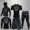 Roupa Esportiva Transfronteiriça Roupa de Treino Roupa de Secagem Rápida Outono e Inverno Ao Ar Livre Corrida Matinal Atletismo Ciclismo Corrida Roupa de Fitness
