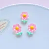 Accesorios para Joyería DIY Cinta de Tela Cuadros Adornos Moños Flores Dibujos Animados Hebilla de Zapato de Madera Materiales de Decoración