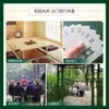 Cartas de Mahjong Convenientes, Cartas de Mahjong, Mini Cartas de Jogo de Viagem, Cartas de Mahjong, Cartas de Mahjong de Papel Silenciosas Portáteis