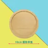 Posavasos para taza de té posavasos de bambú mantel individual maceta forma redonda rectangular irregular transfronteriza varios tamaños bandeja de bambú DIY