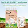 Papel FACE em pó macio e limpo 3 camadas 150 3 pacotes/lenço facial sem perfume pode ser molhado água espessada l grande * 3 levantamento
