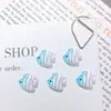 Accesorios de manicura con temática de peces de océano más vendidos transfronterizos: degradado de dibujos animados, 3D, dijes para uñas vestibles y decoraciones de resina