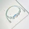 Pulsera de Cerámica Jingdezhen Nueva Pulsera de Cerámica China Joyería Estudiante Estilo Tíbet Cuerda Trenzada a Mano Puesto Regalo para Estudiante
