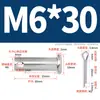 Pasador de Acero Inoxidable 304 con Cabeza Plana y Agujero, Pasador Cilíndrico, Pasador de Posicionamiento Cilíndrico Gb882 con Juego de Pasador de Chaveta