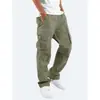 Comércio Exterior Transfronteiriço 2026 Primavera Novos Calças Cargo Americanas Retrô com Múltiplos Bolsos Masculinas Largas Retas Casuais Atacado