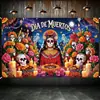 La nueva atmósfera de horror del Día de Muertos mexicano es adecuada para decoraciones de celebración en interiores y exteriores