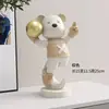 Oso Violento Celebridad de Internet Adorno para Sala de Estar Juego Completo Decoración Gabinete de Vino Gabinete de TV Gabinete de Oficina Tamaño Pequeño Gama Alta