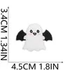 Patches Bordados de Fantasma para Halloween Decoração de Feriado Patches de Fantasma e Abóbora Patches Bordados de Morcego e Teia de Aranha Termocolantes