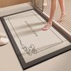 Alfombrilla de Piso Suave de Barro de Diatomeas Estilo Wabi-Sabi Alfombrilla de Piso para Baño Antideslizante Absorbente de Agua Cortable Secado Rápido y Resistente a Manchas