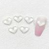 Joias de cola para nail art de cor mista gelo através do amor transfronteiriça cor pequeno amor DIY acessórios de desenho animado tiktok