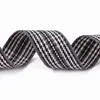 Cinta de Cuadros de Espiga de Algodón y Lino Accesorios para el Cabello Material para Manualidades Cuadros de Lino Contrastantes Tejidos Joyería Materias Primas