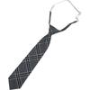 Corbata pequeña a cuadros japonesa, estilo universitario, para estudiantes, uniforme JK, fábrica de corbatas perezosas, venta al por mayor