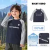Camiseta de manga larga Youou para niños, top para bebé estilo primavera y otoño, ropa nueva 2026 de algodón puro, moda de otoño para niños