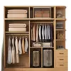 Armario para uso doméstico en el dormitorio, puerta corredera, nuevo modelo 2026, tablero ecológico de madera maciza, armario grande para viviendas de alquiler