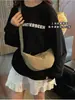 Bolso bandolera estilo japonés, bolso tipo empanada, bolso de axila, bolso de hombro, bolso unisex ligero ajustable en forma de media luna, bolso bandolera ligero