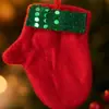 Decoraciones navideñas, calcetines navideños, adornos navideños para árbol infantil, Papá Noel, muñeco de nieve, ciervo, oso, manoplas navideñas, venta al por mayor del fabricante