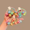 Doble Diadema para Niñas, Diadema para Cabello de Niña Pequeña que No Daña el Cabello, Goma Elástica y Buena para Moño, Diadema con Forma de Corazón