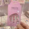 Adesivos de Unha Sanrio para Crianças, Arte de Unha Fofa e Divertida, Peças de Unha para Estudantes, Peças de Unha Doces, Unhas Vestíveis para Crianças