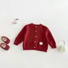 Conjunto de Tres Piezas Dianxi para Bebé: Camiseta Interior Bordada con Cuello, Chaleco Sencillo de Otoño Nuevo, Jeans con Corazón