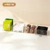 BNBSDustproof Caixa de Armazenamento para Sachês de Chá Mesa Caixa Organizadora de Sachês de Café Creamer Plástico Organizador Caixa de Armazenamento
