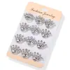 Ventas Directas de Fábrica de Broches Pequeños de Corona Incrustados con Pedrería, Corsages Transfronterizos, Insignias, Pines, Ropa, Bolsas y Accesorios de Moda