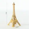 Lujo Nórdico Dorado Modelo Torre Eiffel de París Decoración Creativa para Escaparate Atrezzo para Fotos con Caja