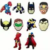 Héroe Superman Dibujo Animado Marvel Zapatos Croc Accesorios Dijes para Zapatos Caucho Blando Hebillas Decorativas Venta al por Mayor de Fábrica Mismo Estilo Transfronterizo