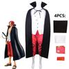 Z2022 Edición de Película One Piece Red Onepiece cos Xiangs cosplay Dibujos Animados Cabello Rojo cos Traje